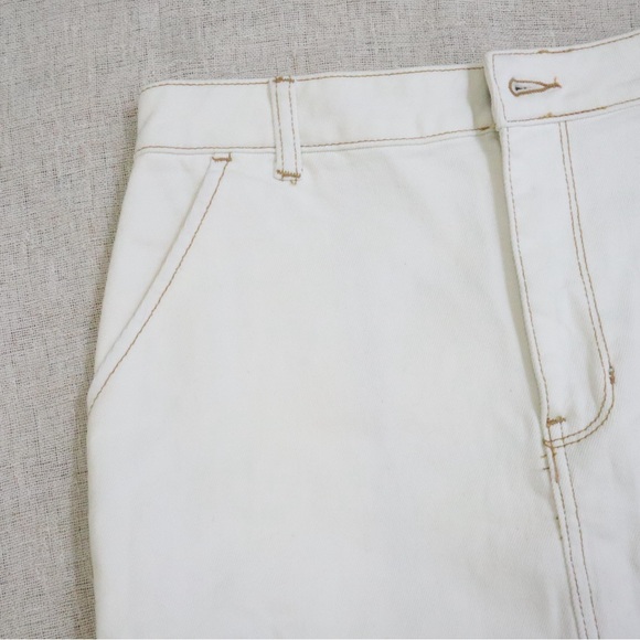 Hollister Ultra High Rise Contrast Stitch Denim Skirt NWT - Picture 8 of 10